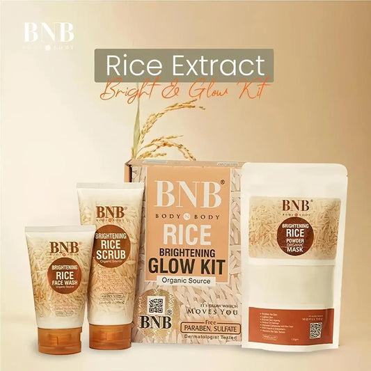 Glow Naturally: Rice Facial Kit for Instant Brightening & Whitening
