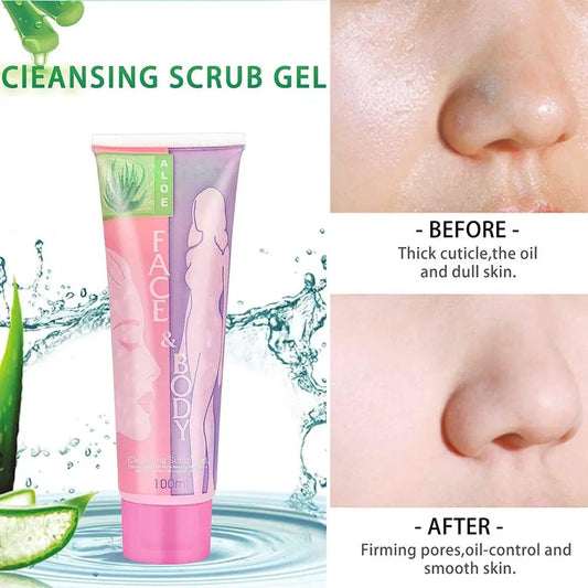 2-in-1 Whitening Scrub Gel – Face & Body Glow in One Step (100ml)
