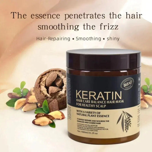 Keratin Repair Hair Mask – Smooth & Strengthen Damaged Hair (500ml)